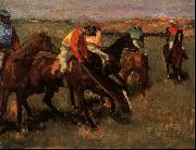 Edgar Degas Before the Race USA oil painting artist